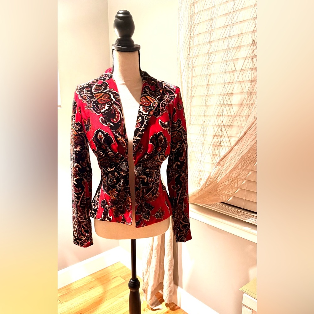 Kay Unger Red Velvet Women's Jacket